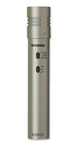 Shure KSM137/SL-STEREO Condenser mics, stereo pair KSM137/SL-STEREO
