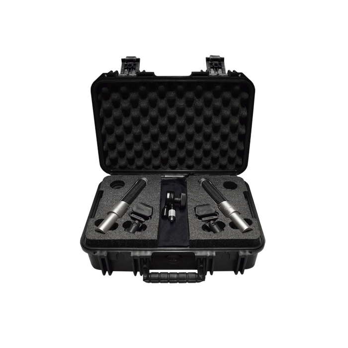 Audio Engineering Assoc N22 Nuvo Stereo Kit Stereo Mic Kit with Template Bar, Windscreens and Carrying Case N22-NUVO-STEREO-KIT