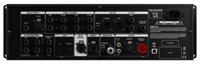 Line 6 Helix Rack Helix Series Rackmount Guitar Multi-FX Processor