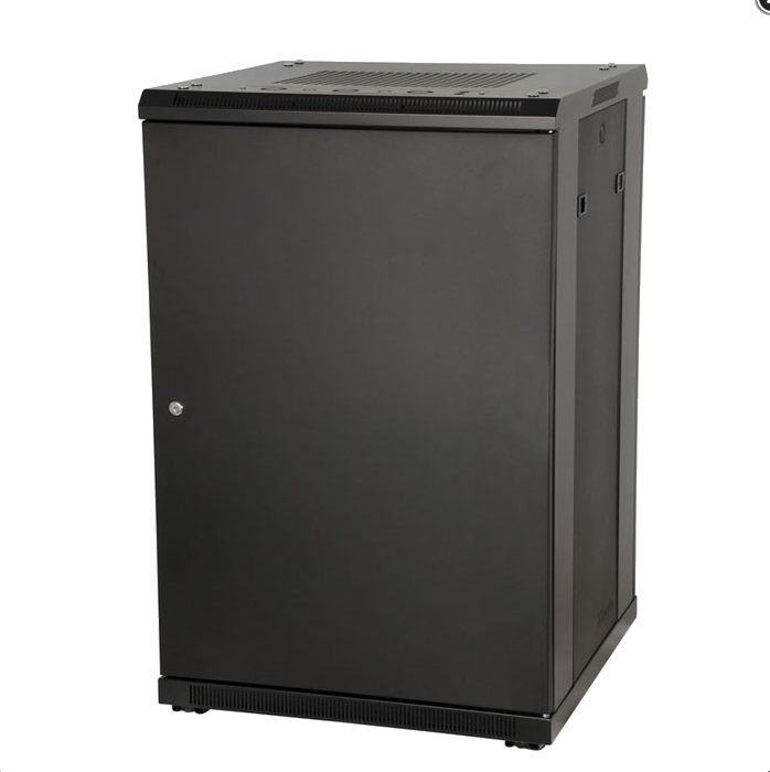 Gator Cases GRW3022508 22U, 23" Deep Floor-Standing Rack w/ Steel Doors GRW3022508