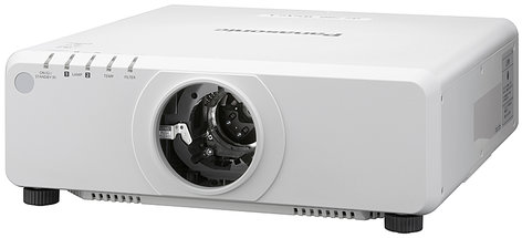 Panasonic PTDW750LWU WXGA 7000 Lumen DLP Projector Body Only in White (Lens Sold Separately) PTDW750LWU