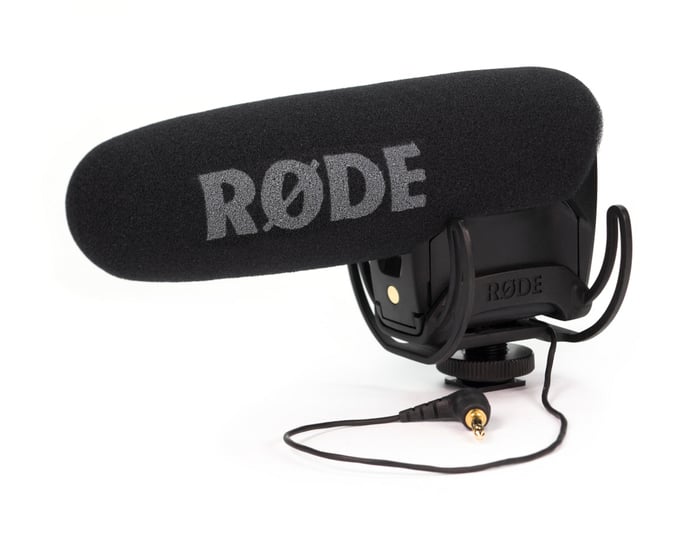 Rode VIDEOMIC-PRO-R Compact Directional On-Camera Microphone With Rycote Lyre Shock Mount