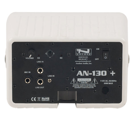 Anchor AN-130F1+ Speaker Monitor with One Wireless Receiver, White AN-130F1+