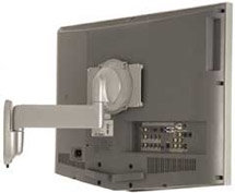 Chief Manufacturing JWS210S Single Swing Arm Wall Mount (Silver) JWS210S