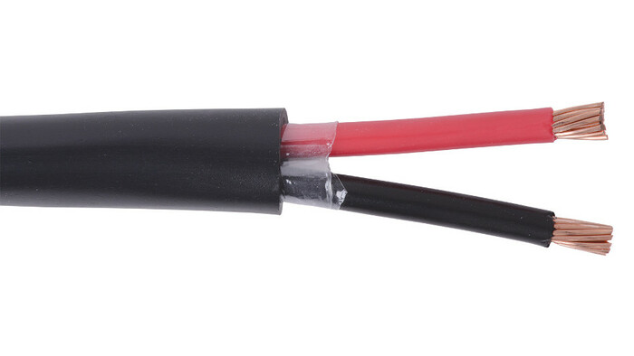 Liberty AV Solutions 14-2C-DB-BLK 14 AWG 2-Conductor Direct Burial Speaker Cable 14-2C-DB-BLK