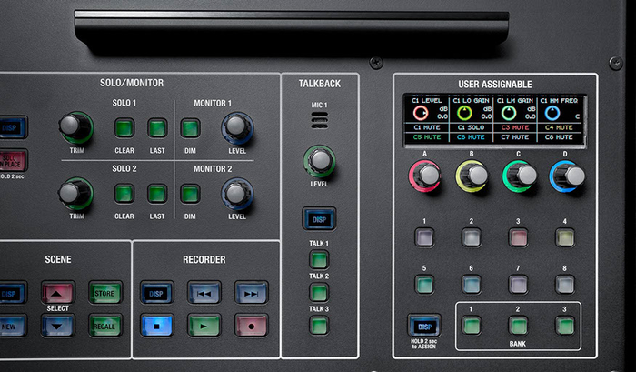 Roland Professional A/V M-5000C Digital Mixer Compact Digital Mixing Console, Up To 128-Channels