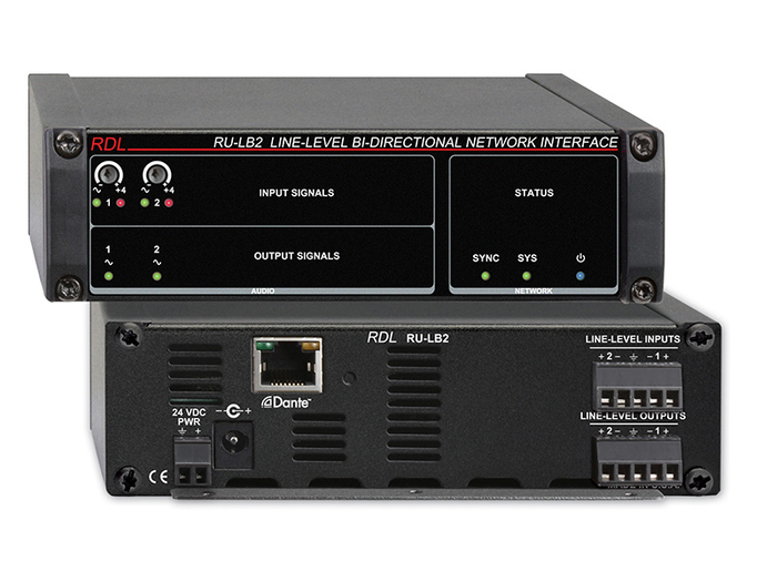 Radio Design Labs RU-LB2 Line-Level Bi-Directional Network Interface RU-LB2