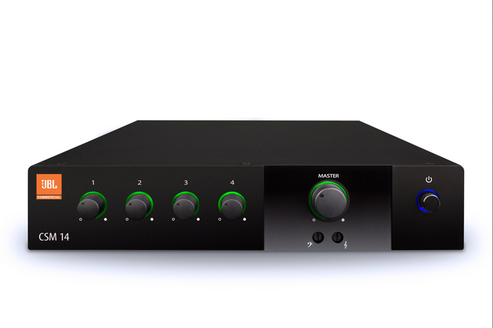 JBL CSM 14 Half Rack 4x1 Mixer, Fanless CSM-14