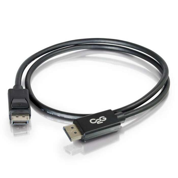 Cables To Go 54402 DisplayPort Cable With Latches 10 Ft M/M DisplayPort Cable, Black