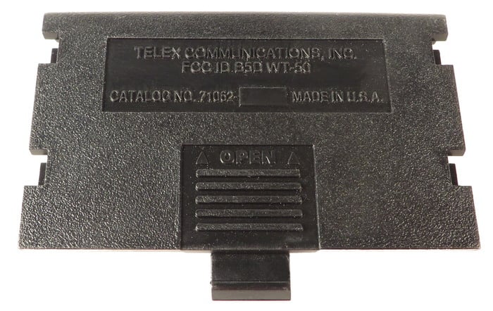 Telex F.01U.152.020 Black Battery Cover For WT-55