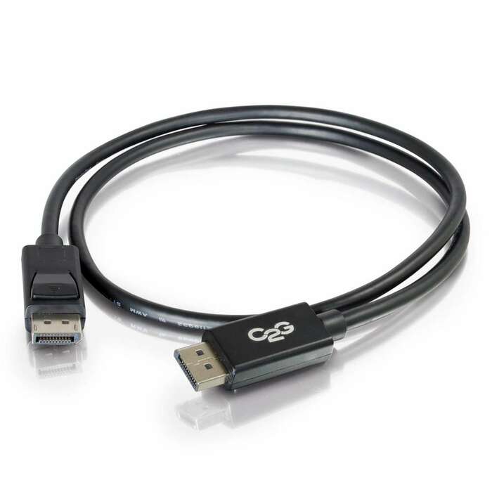 Cables To Go 54400 3 ft M/M DisplayPort Cable with Latches, Black 54400