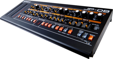 Roland JP-08 Roland Boutique Series 4-Voice Jupiter Synthesizer Module with 16-Step Sequencer JP-08