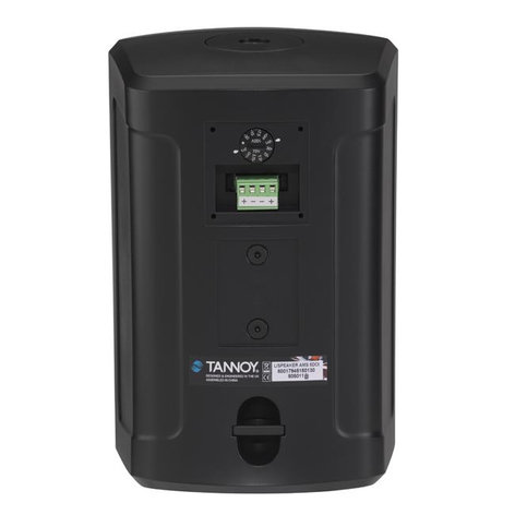 Tannoy AMS 5ICT 5" 2-Way ICT Passive Wall-Mount Speaker 70V, Black