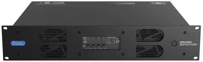 Atlas Sound DPA2402 Network amp 2 x 1200W @ 70V DPA2402