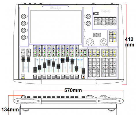 ChamSys MagicQ MQ80 Compact Lighting Console With 24 Universes Of Outputs