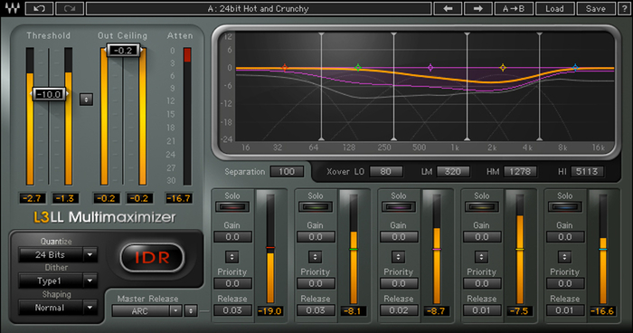 Waves L3-16 Multimaximizer 16-Band Peak Limiter Plug-in (Download)