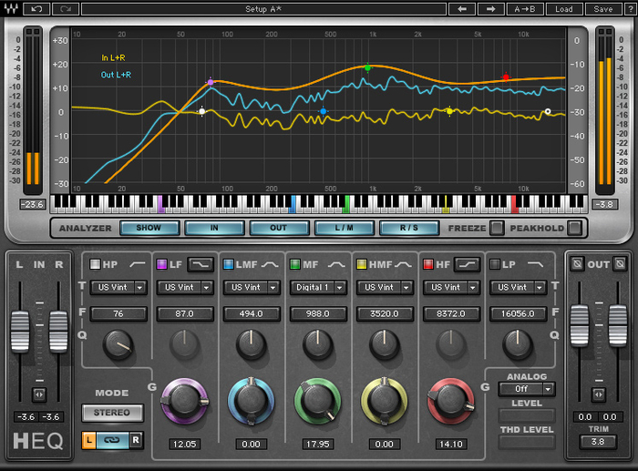 Waves H-EQ Hybrid Equalizer Plug-in (Download)