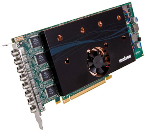 Matrox M9188-E2048F PCIe X16 2GB Multi-Display Octal Graphics Card