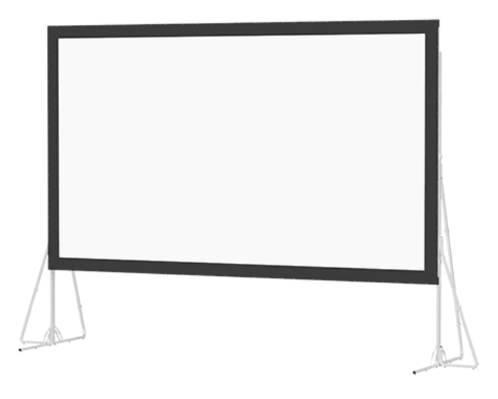 Da-Lite 92093N 108" X 192" Heavy Duty Fast-Fold Deluxe Da-Mat Projection Screen, No Case/Legs