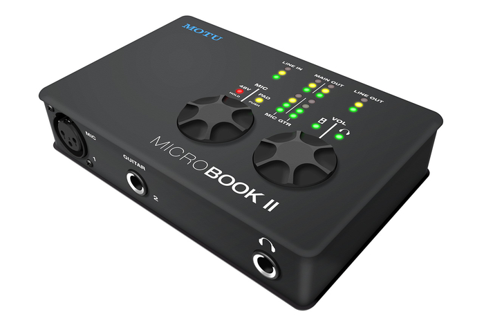 MOTU MicroBook IIc 4x6 USB Audio Interface, Mac/Win/iOS MICROBOOK-IIC