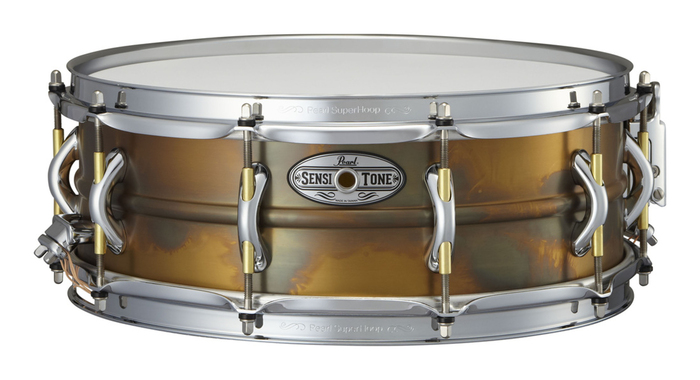 Pearl Drums STA1465FB 14" x 5" SensiTone Premium Beaded Brass Snare Drum STA1465FB