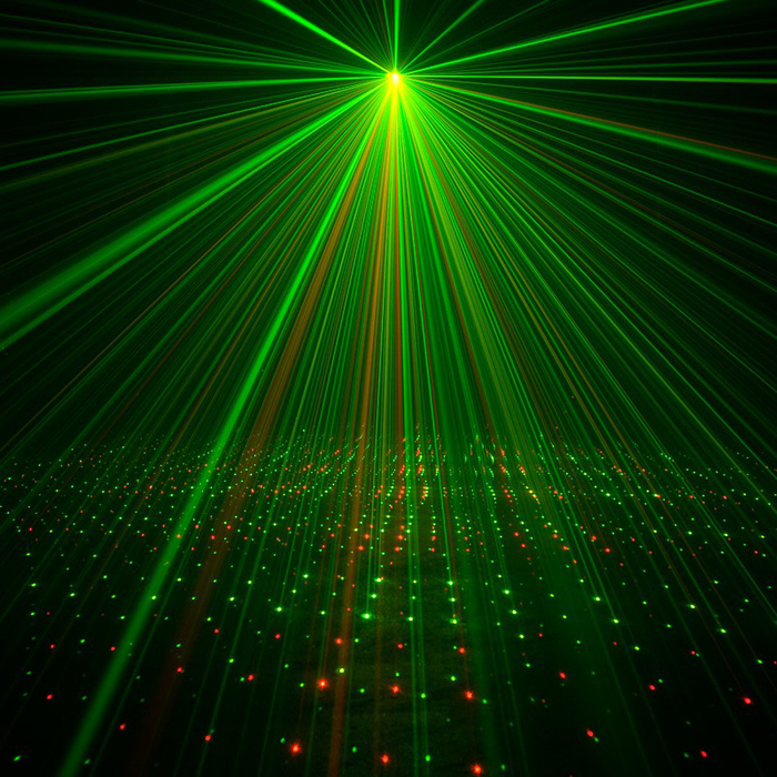 ADJ Micro Galaxian II Red & Green Laser With IR Control