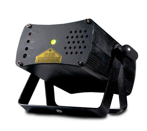 ADJ MICRO GOBO II Red & Green Mini Laser Effect Fixture with IR Control MICRO-GOBO-II