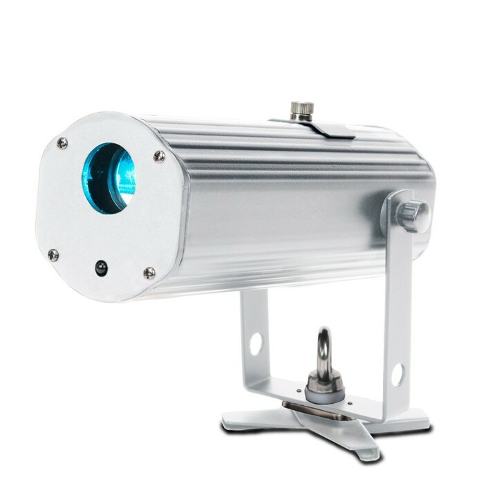 ADJ PINPOINT GOBO CW Battery Powered 10W Cool White LED Gobo Projector PIN-POINT-GOBO-CW