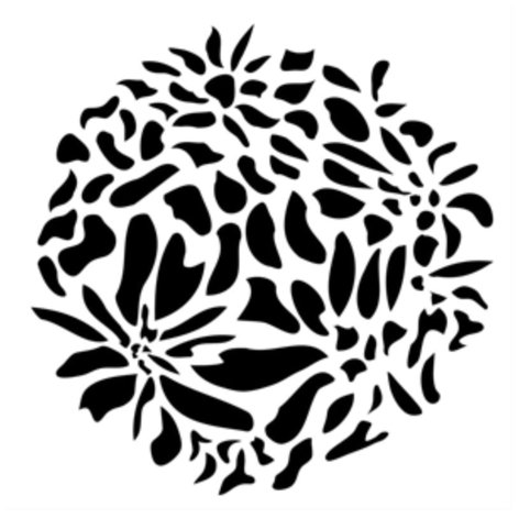 Apollo Design Technology MS-3165 Abstract Water Lillies Steel Gobo MS-3165