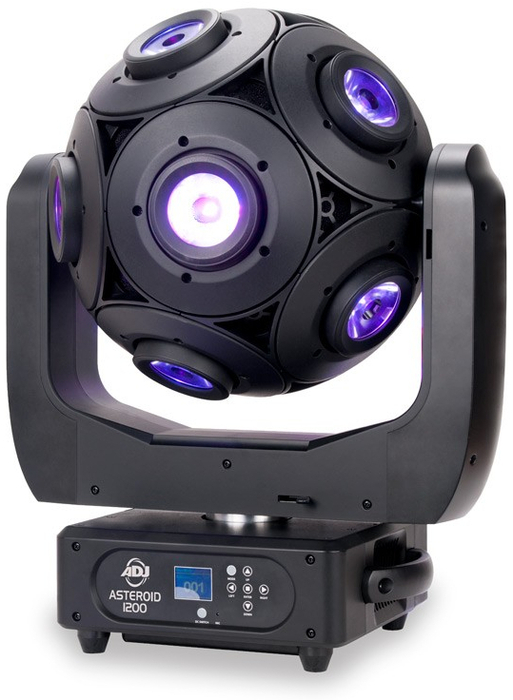ADJ Asteroid 1200 12x15W RGBW DMX Controlled Rotating Sphere Effect ASTEROID1200