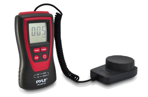 Pyle Pro PLMT12 Handheld Digital Photometer with 20,000 Lux Range PLMT12
