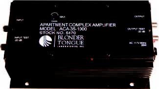 Blonder-Tongue ACA-35-1000 40-1000MHz Apartment Complex Amplifier 35dB, Push-Pull Discrete