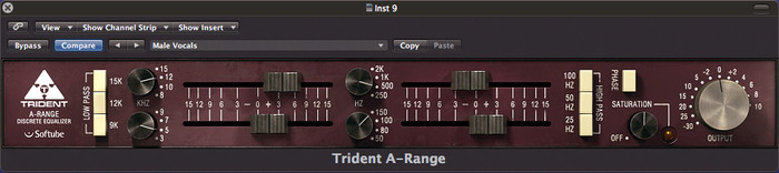 Softube TRIDENT-A-RANGE Trident A Range Vintage EQ Plugin