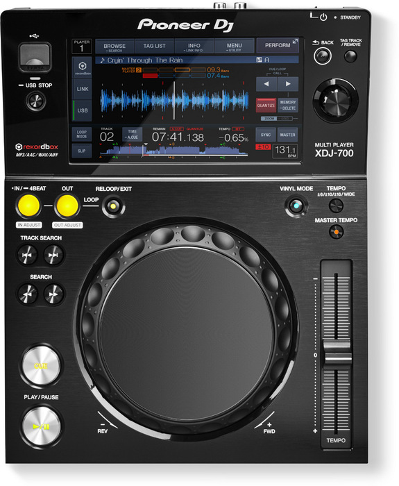 Pioneer XDJ-700 Compact Digital Deck, Rekordbox Compatible XDJ-700