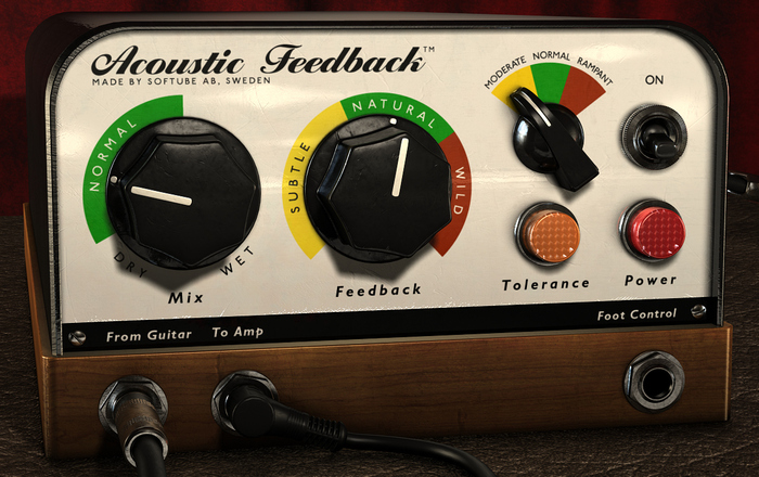 Softube Acoustic Feedback Guitar Feedback Simulator Plugin ACOUSTIC-FEEDBK-NATV