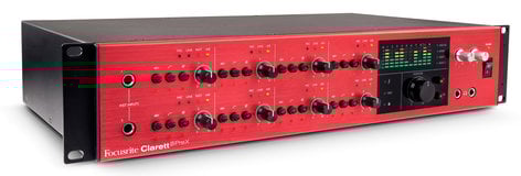 Focusrite Clarett 8PreX 26 In / 28 Out Thunderbolt Interface with 8 Clarett Microphone Preamps and Extended I/O CLARETT-8PRE-X