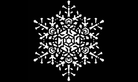 Apollo Design Technology MS-3236 Steel Gobo - "Snowflake Medium Lace" Design MS-3236