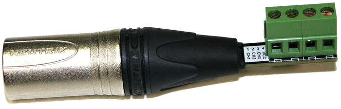 Enttec 73526 4-Pin Male XLR To Screw Terminal Adapter