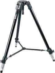 Manfrotto 528XB Tripod, Pro Video, Heavy Duty, Black, Max Height 58.3" 528XB