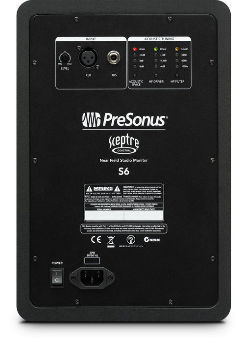 PreSonus Sceptre S6 6" 2-Way Active Studio Monitor 180W