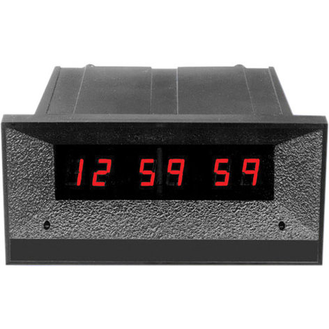 TecNec ES-574U-M 24 hour 6-Digit Clock/Timer with Front Mounted Switches ES-574U-M