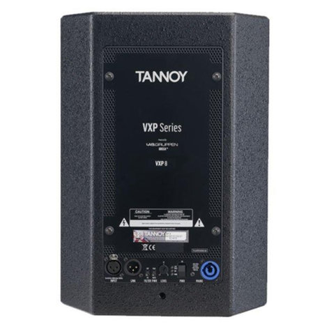 Tannoy VXP8 8" 2-Way Dual-Concentric Powered Speaker, Black