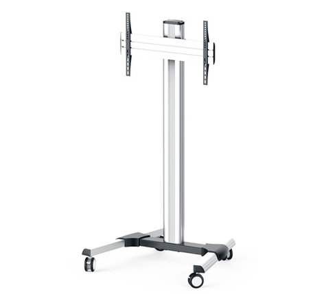 Middle Atlantic Products DS-600SC-AL DisplayStation Cart w/ 600VESA, Single Display Mount and Casters, ALU DS-600SC-AL
