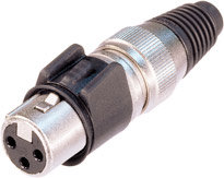 Neutrik NC5FX-HD 5-pin Female XLR Cable Connector, Heavy Duty NC5FX-HD