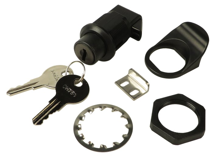 ETC/Elec Theatre Controls HW8352 Plastic Latch with Keys HW8352