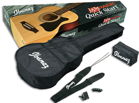 Ibanez IJVC50 JAMPACK Acoustic Guitar Package