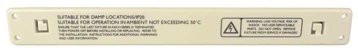 Philips Color Kinetics 999-040055-00 White Brackets for iColor Cove MX Powercore (10) 999-040055-00