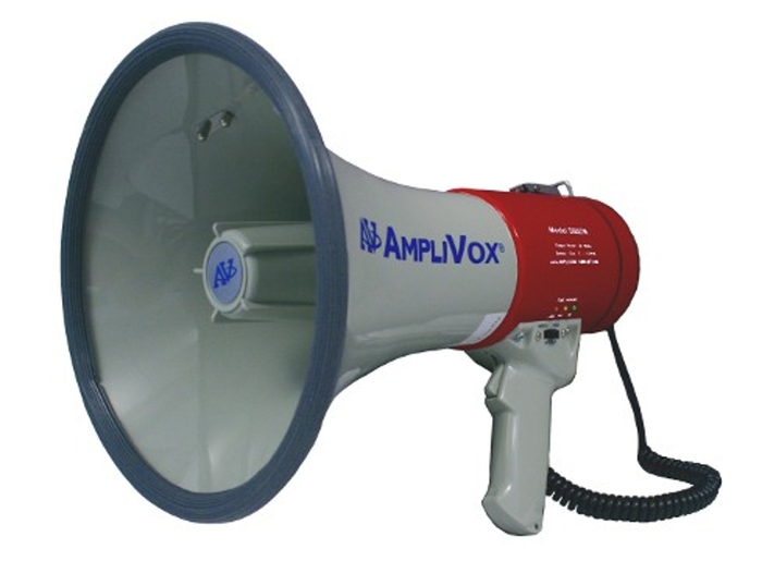 AmpliVox SB602MR Mity-Meg Plus Rechargeable Megaphone With Battery