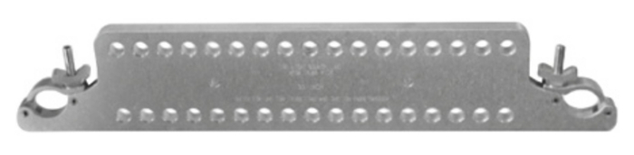 The Light Source MTP30MH 30" Mega-Truss Pick Multi-Hole with Aluminum Finish MTP30MH