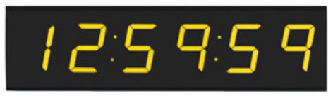 ESE Manufacturer ES-943U-AMBER Time Code Remote Display in Amber ES-943U-AMBER
